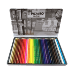 مداد رنگی 36 رنگ فلزی پیکاسو PICASSO - تصویر 2