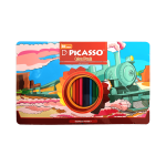 مداد رنگی 36 رنگ فلزی پیکاسو PICASSO - تصویر 3