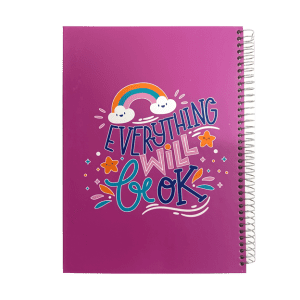 دفتر 100 برگ سیمی جلد سخت کلاسیک