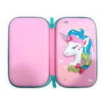 جامدادی برجسته 2 زیپ بزرگ طرح یونیکورن