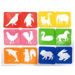 شابلون 12 عددی سلفونی طرح حیوانات - تصویر 2