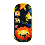 جامدادی برجسته فانتزی 2 زیپ طرح حیوانات