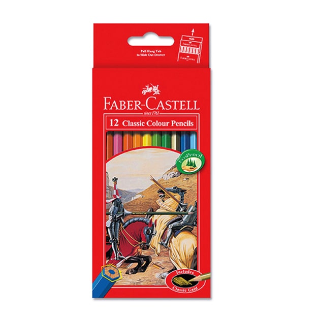 مداد رنگی 12 رنگ فابر کاستل مدل Classic