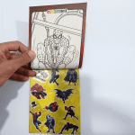 دفترچه استیکر اکلیلی همراه با رنگ آمیزی کد 01 - تصویر 2