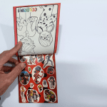 دفترچه استیکر اکلیلی همراه با رنگ آمیزی کد 05 - تصویر 2