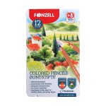 مداد رنگی 12 رنگ فلزی فونزل سری Creative