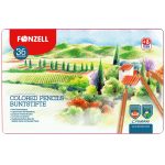 مداد رنگی 36 رنگ جعبه فلزی فونزل سری Creative