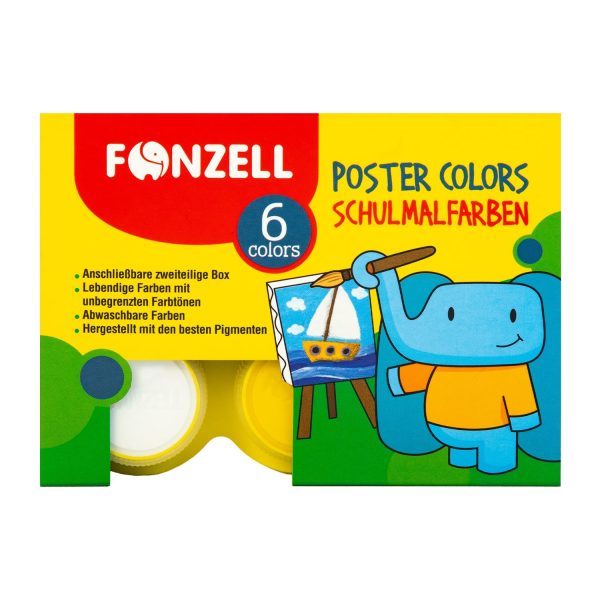 گواش 6 رنگ فونزل سری Kids