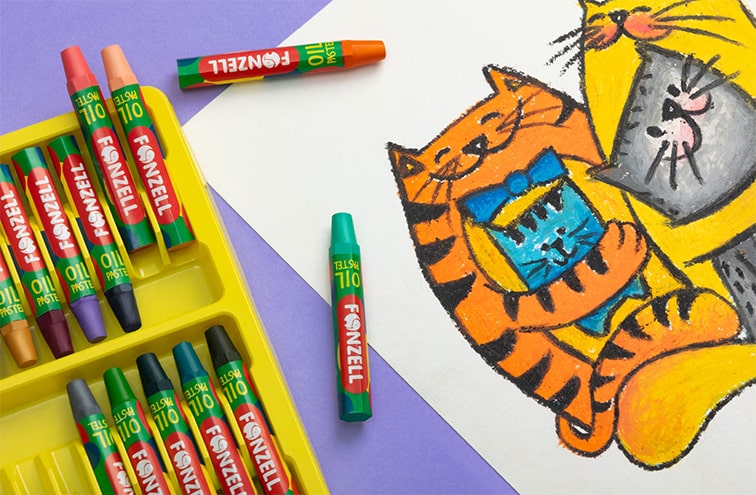 پاستل روغنی سری کیدز